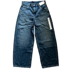 UNIQLO Barrel Jeans Short High Quality Materials NEW Size 25